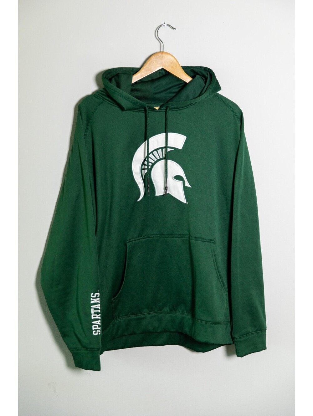 NCAA Michigan State Spartans Brand Imprint Headline Hoodie – VTG Champion 2XL